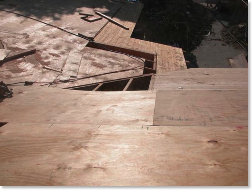 Plywood Sheeted Roof