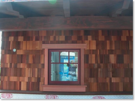 Craftsman cedar shingles are very colorful