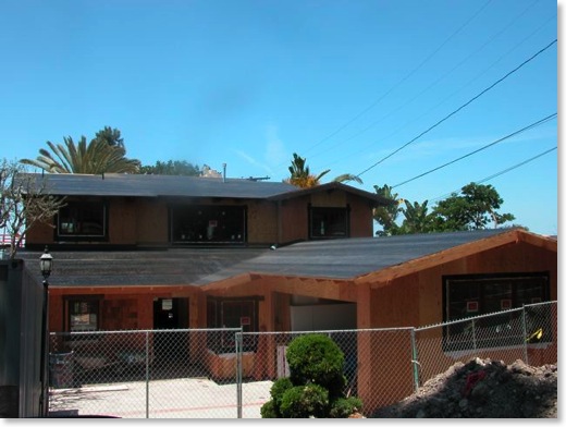 Craftsman Roof with Paper