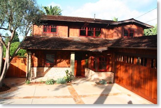 Actual - Front of Craftsman house